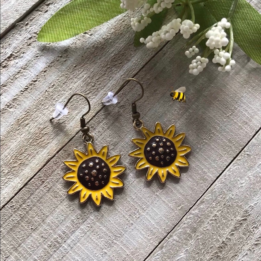 Sunflower Earrings